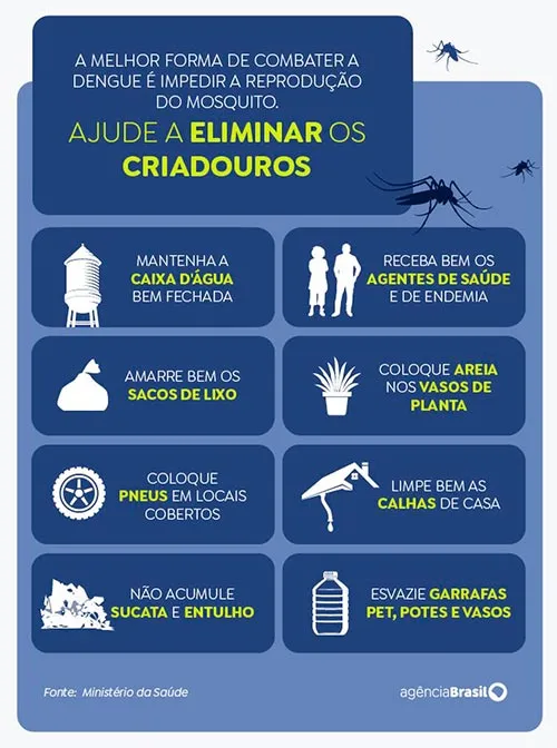 Vacina da dengue: entenda por que idosos precisam de receita médica 4 dengue eliminar criadouros agencia brasil