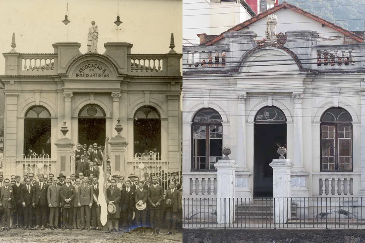 Associacao Anita Garibaldi antes e depois acervo e Felipe Couri