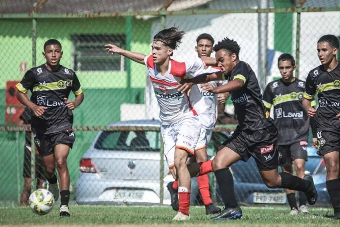 Meninos do sub-15 do Uberabinha/Galaxy estreiam com vitória na 1ª Divisão do Mineiro 1 Uberabinha/Galaxy somou três pontos na competição, que tem pontuação conjunta entre sub-15 e sub-17 (Foto: Marcelo Costa)