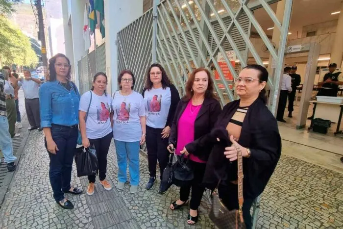Autor do tiro que matou professora na Marechal é condenado por homicídio culposo 1 julgamento pm professora forum foto leonardo costa