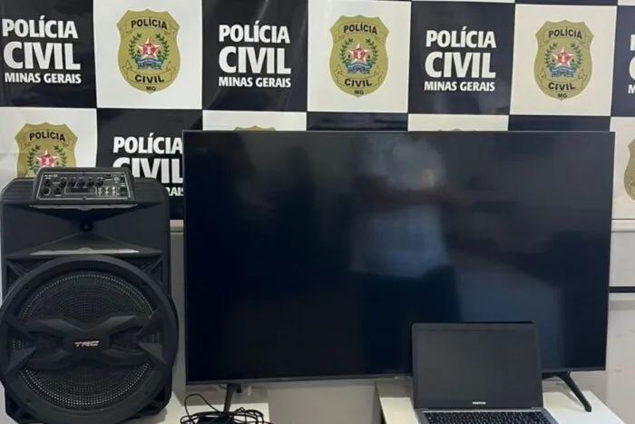PCMG encontra em JF TV, notebook e equipamento de som roubados em Coronel Pacheco 1 coronel pacheco