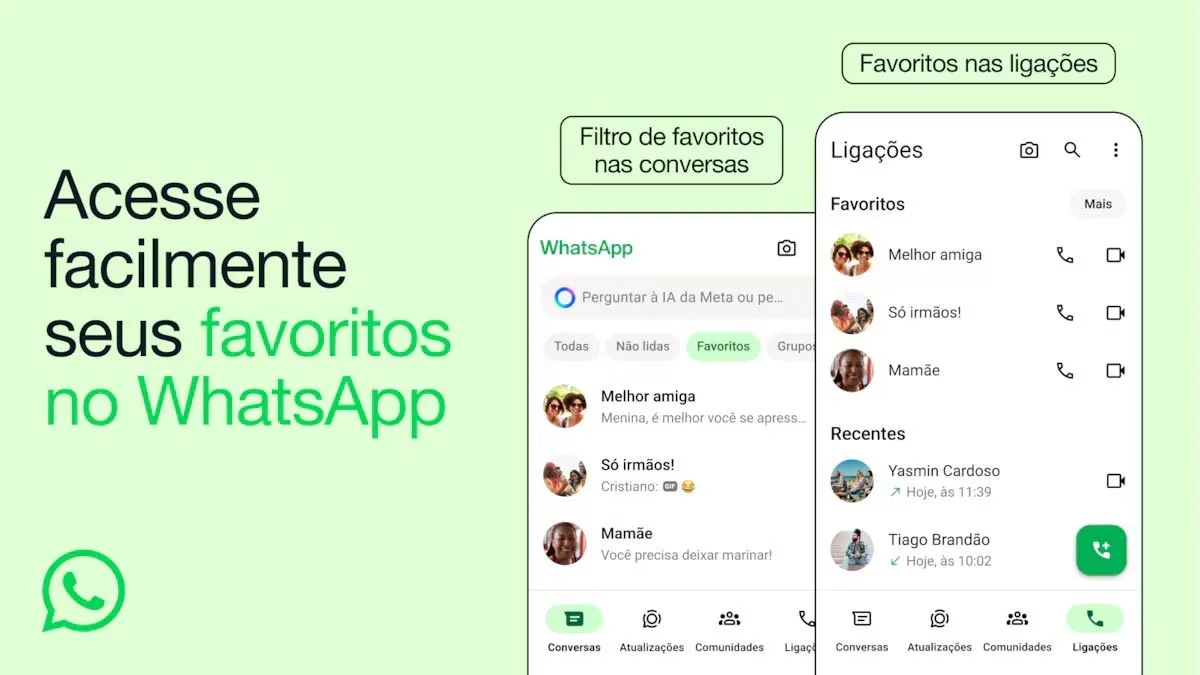 WhatsApp: usuários agora podem 'favoritar' grupos e conversas 1 whatsapp favoritar conversas e grupos divulgacao