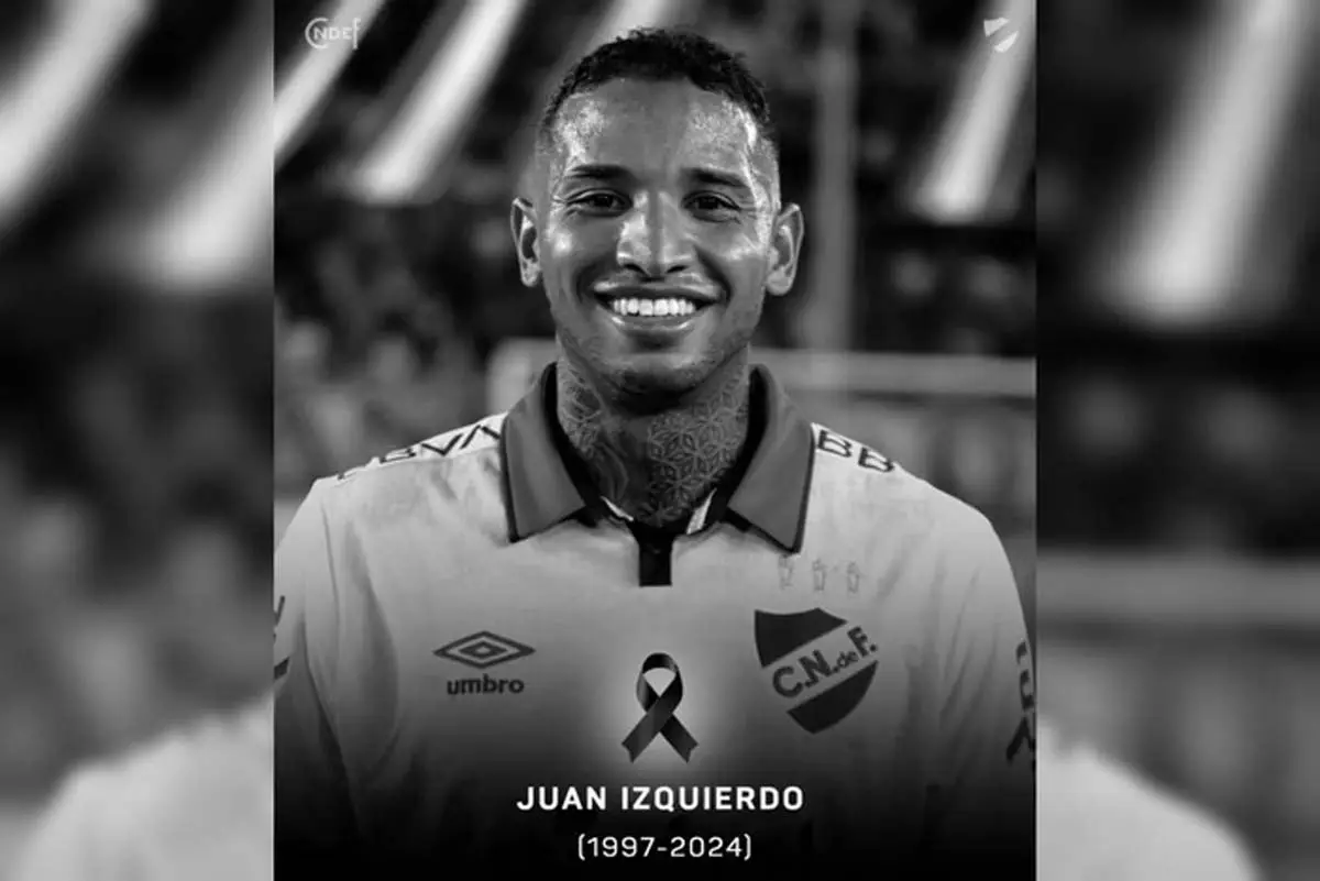 Comoção no futebol: Izquierdo, que desmaiou em campo contra o São Paulo, deixa mulher e dois filhos 1 izquierdo comocao futebol morte divulgacao