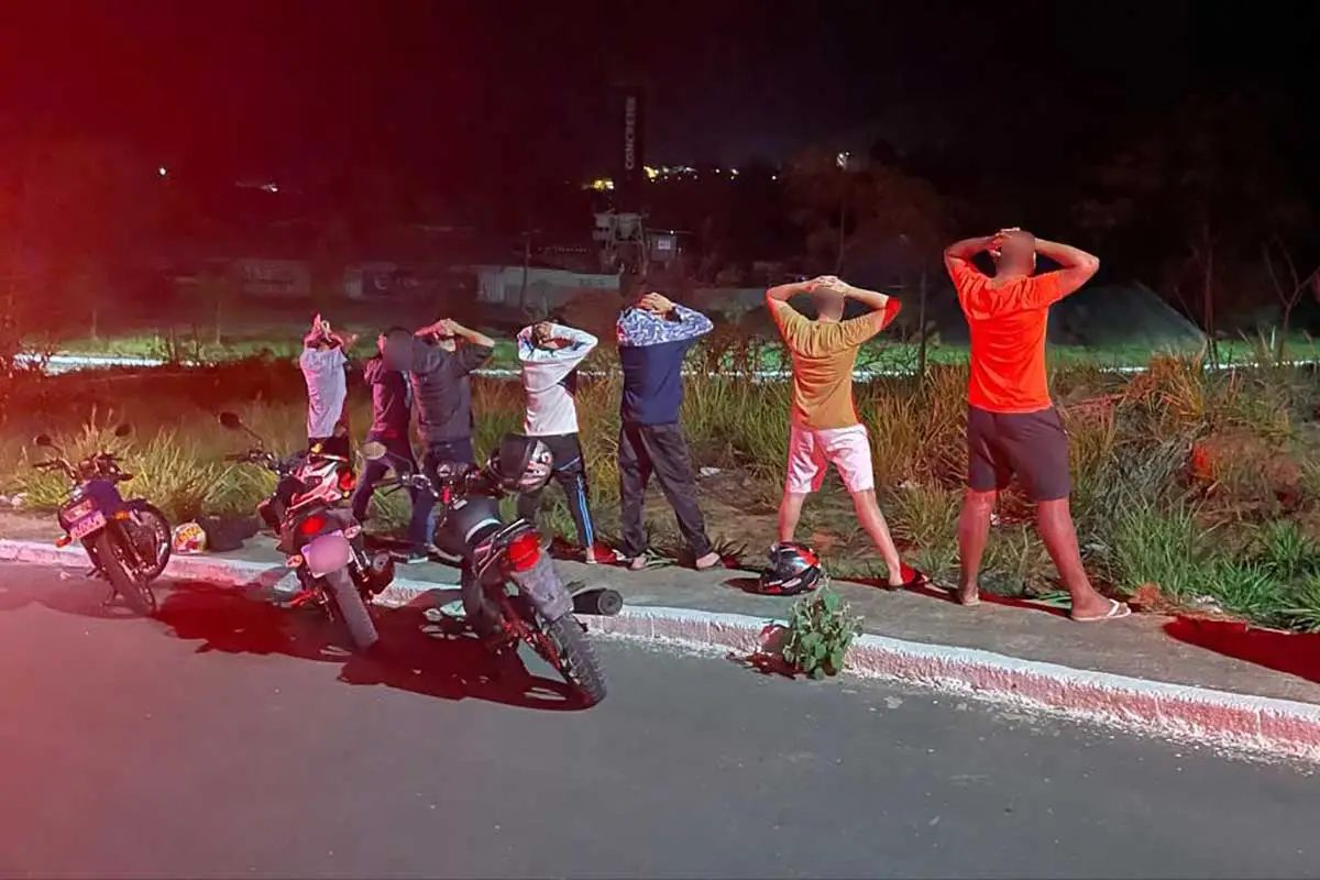 Motociclistas são autuados e motocicletas são apreendidas em operação da PM 1 Operacao motociclistas Muriae Divulgacao PM