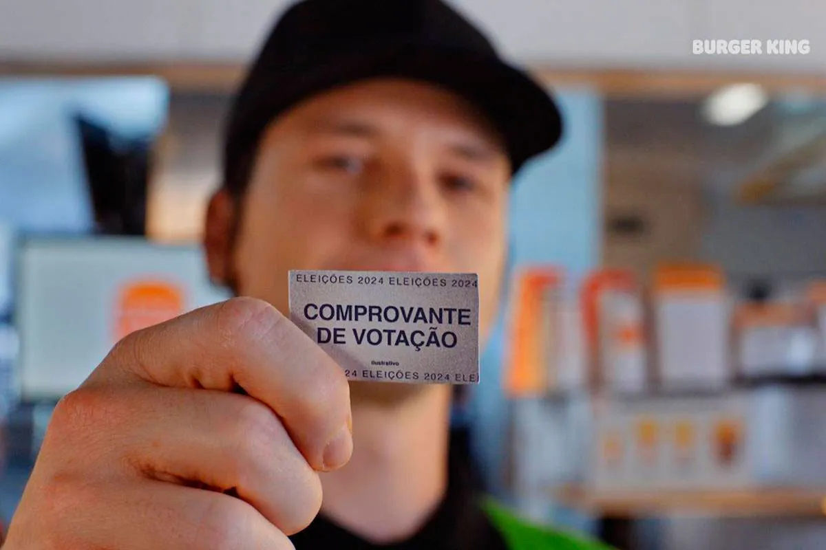 Lojas de JF participam de campanha de "compra de votos" do Burger King 1 burger king promocao compra de votos foto divulgacao BK