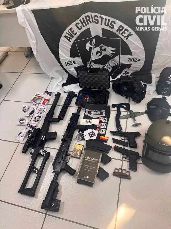 Mineiro de 21 anos é preso por apologia ao nazismo 1 Mineiro apologia ao nazismo foto policia civil