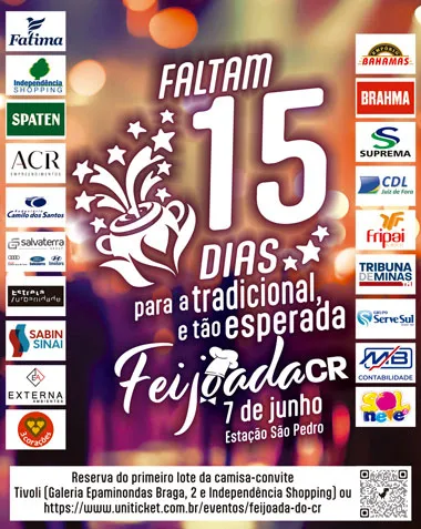 Feijoada CR 2025 VALE ESTE 15 dias 2x127 230525 SEXTA FEIRA