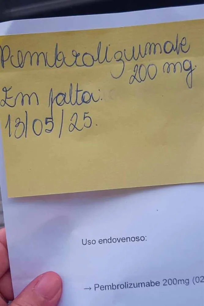 medicamento em falta arquivo pessoal