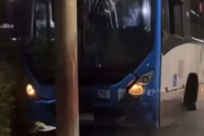 onibus poste foto reproducao redes sociais 1
