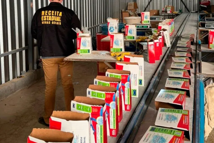 Operação fecha fábrica ilegal de sabão em pó e apreende 27 toneladas do produto 1 sef mg divulgacao fabrica de sabao em po