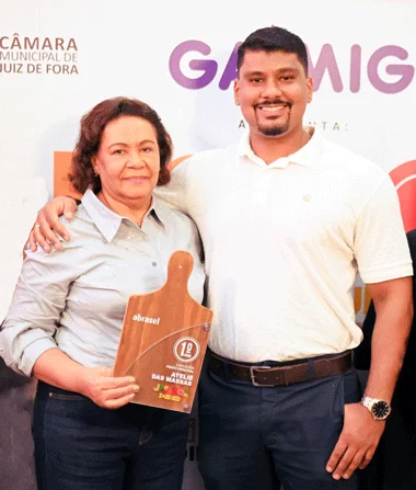 Coluna Cesar Romero – 6 de novembro de 2025 5 abrasel 2 Maria Soneli e Felipe Tolentino 061125 Foto ASCOM ABRASEL