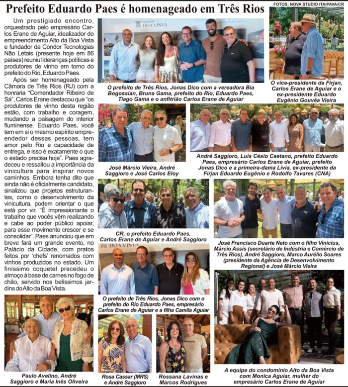 Coluna Cesar Romero – 07 e 08 de dezembro de 2025 34 3 Rios 071225 35x20 FAVOR USAR ESTE