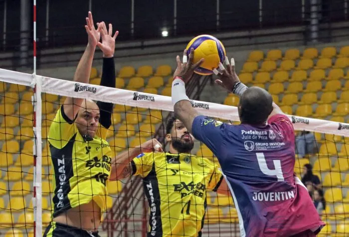 JF Vôlei perde para o Praia Clube em seu último jogo na temporada