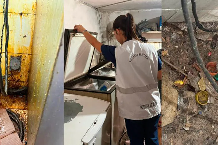 Lanchonete é interditada no Centro de Juiz de Fora por irregularidades sanitárias