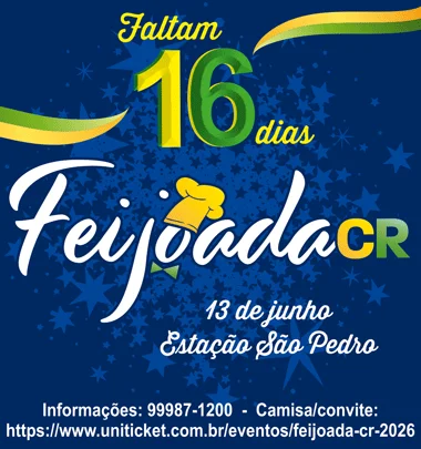 Coluna Cesar Romero – 28 maio de 2026 11 Feijoada 2026 16 dias 15x8 so a contagem 280526