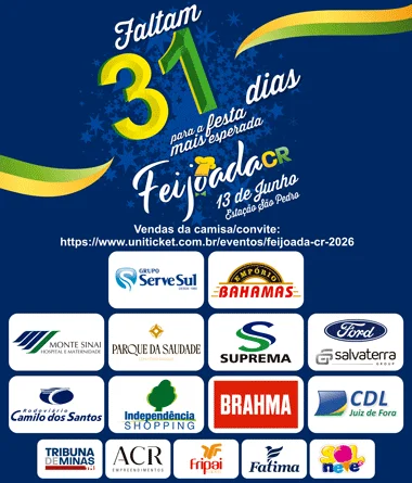 Coluna Cesar Romero – 13 de maio de 2026 7 Feijoada 2026 31 dias 25x15 130526