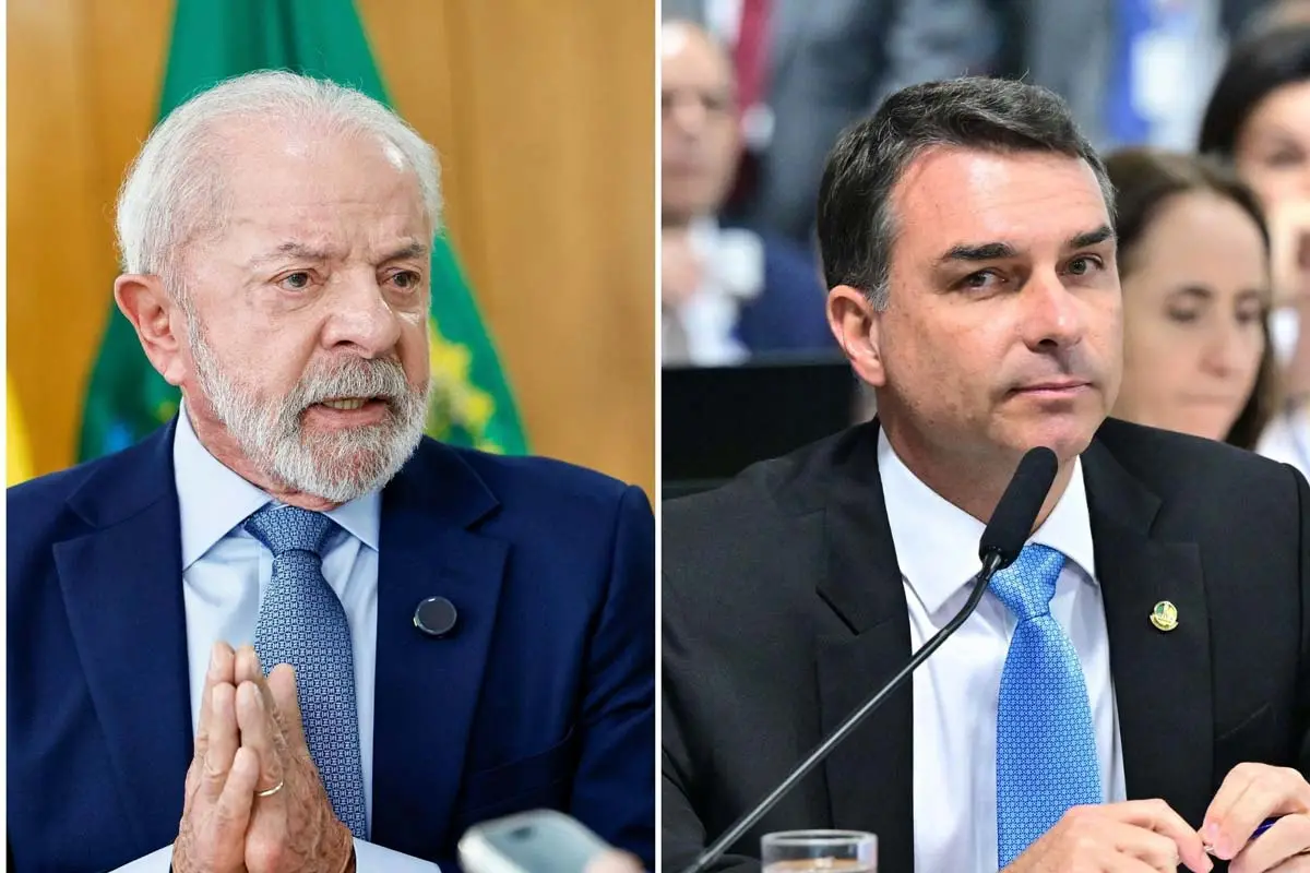 lula e flávio bolsonaro