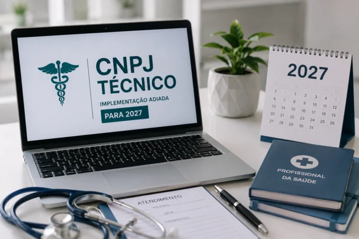 CNPJ Técnico tem implementação adiada para 2027: entenda o que muda para profissionais da saúde 1 ChatGPT Image 3 de jul. de 2026 13 28 07